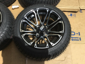 Custom Rim for Standard Tire port charlotte golf cart repairs, golf cart service, mobile repair